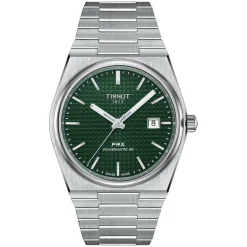 Tissot PRX Powermatic Auto 40mm Automatic Green Dial Steel Case Bracelet Watch