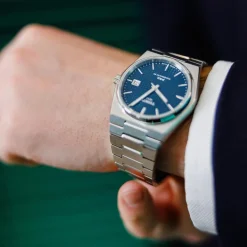 Tissot PRX 40mm Powermatic 80 Blue Dial Steel Case Bracelet Watch