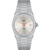 Tissot PRX 35mm Silver Dial Rose Gold Bezel Bracelet Watch