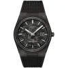 Tissot PRX Powermatic 80 40mm Black Dial Carbon Case Rubber Strap Watch