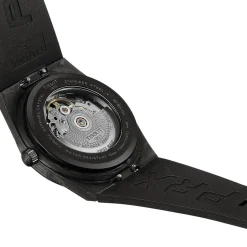 Tissot PRX Powermatic 80 40mm Black Dial Carbon Case Rubber Strap Watch