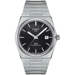 Tissot PRX Powermatic 40mm Automatic Black Dial Steel Case Bracelet Watch