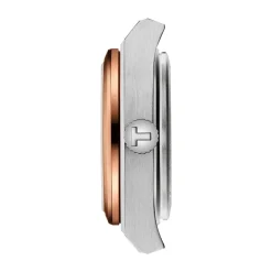 Tissot PRX Quartz 25mm Mother of Pearl Dial Rose Gold PVD Stainless Steel Case Bracelet Watch