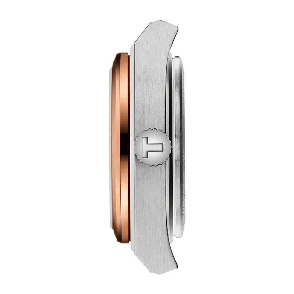 Tissot PRX Quartz 25mm Mother of Pearl Dial Rose Gold PVD Stainless Steel Case Bracelet Watch