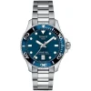 Tissot Seastar 1000 36mm Quartz Blue Dial Steel Case Bracelet Watch