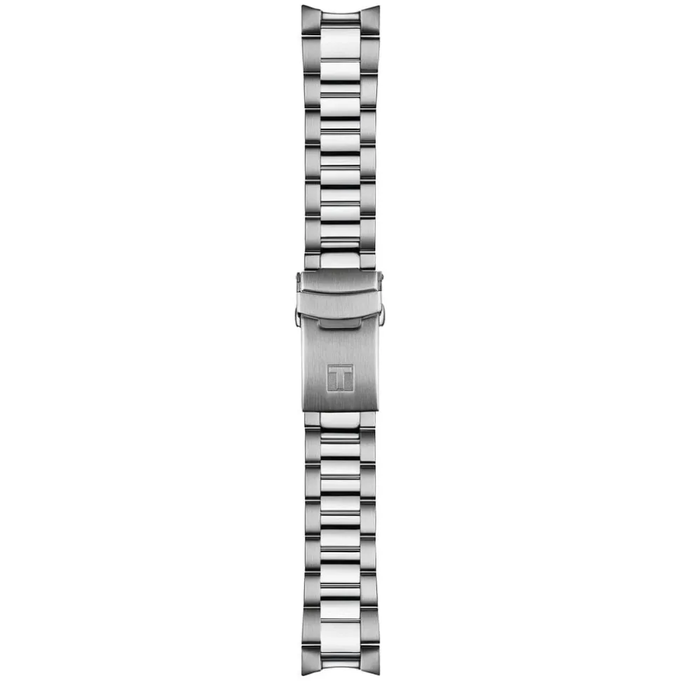 Tissot Seastar 1000 Quartz GMT 40mm Black Dial Black & Green Bezel Steel Bracelet Watch