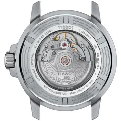 Tissot Seastar Powermatic 80 43mm Blue Dial Steel Case Bracelet Watch