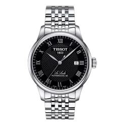 Tissot T-Classic Le Locle Powermatic 80 Black Stainless-Steel watch