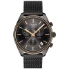 Tissot T-Classic PR 100 Chronograph Two-Toned Grey and Rose Gold Men's Watch