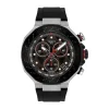Tissot T-Race MotoGP Quartz Chronograph 45mm Dark Grey Dial Black Rubber Strap Watch