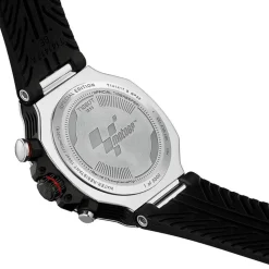 Tissot T-Race MotoGP Quartz Chronograph 45mm Dark Grey Dial Black Rubber Strap Watch