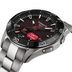 Tissot T-Touch Connect Sport 43.75mm Black Dial Steel Bracelet Watch