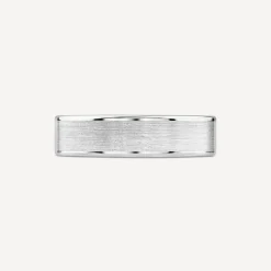 Tungsten Matte Centre Polished Edge 6mm Men's Ring