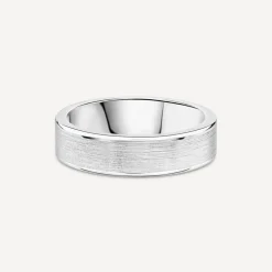 Tungsten Matte Centre Polished Edge 6mm Men's Ring